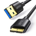 Ugreen Kábel USB-A 3.0 (M) - Micro USB 3.0 (M) 0.5m čierna (6957303818402)