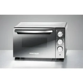 Rommelsbacher Bgs 1400 strieborno-čierna / Mini rúra / 22 l / 1380 W / horný, spodný a ventilátorový ohrev (BGS 1400)