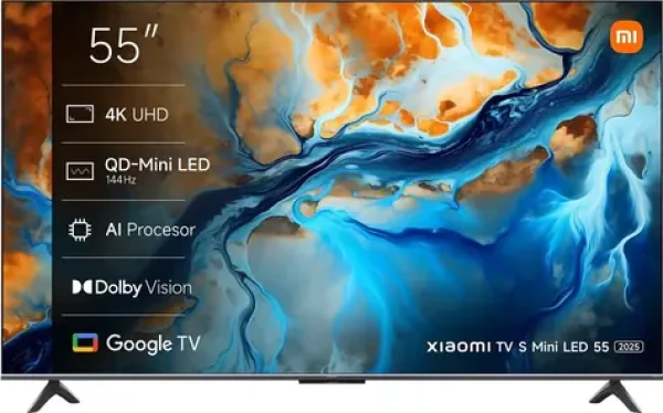 55" XIAOMI TV S mini LED Verdigris / Televízor / 4K UHD / 144Hz / HDMI 2.1 / Google TV / DVB-T2CS2