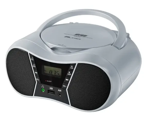 LILA2 strieborná / Rádio / CD / USB / Bluetooth (RTV-EL-RM09-06)