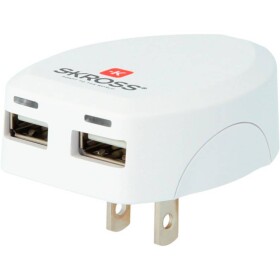 Skross SKROSS 1.302730-E USB nabíjačka do zásuvky (230 V) Výstupný prúd (max.) 2.4 A 2 x USB; 1.302730-E
