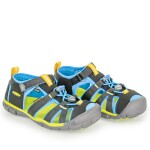 Detské sandále SEACAMP II CNX, BLACK/BRILLIANT BLUE, keen, 1022984/1022969, čierna - 36