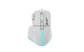 Canyon Fortnax GM-636 biela / Herná optická drôtová myš / až 20 000 DPI / 9 tlačidiel / RGB / 1 ms odozva (CND-SGM636W)