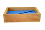 Moyo Montessori Moyo Montessori Krabička s modrými trojuholníkmi