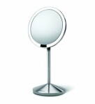 Simplehuman Kozmetické zrkadlo - Sensor Tru-lux LED osvetlenie / 10x zväčšenie/ dobíjacie (ST3004)