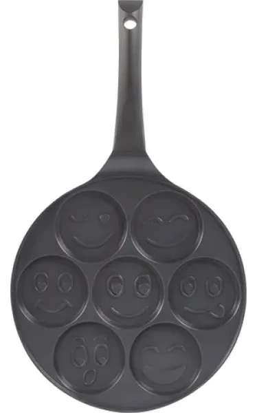 Lamart LT1294 čierna / Lievečník / 27 cm / hliníkový / nepriľnavý povrch (LT1294 SMILE)