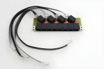 Wantec AW4000 / Rozširovací patch panel / Pre Auerswald 4000 / 4X RJ-45 (2033)
