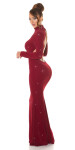 Sexy Red-Carpet KouCla Neck Evening Gown WOW! blackgold S