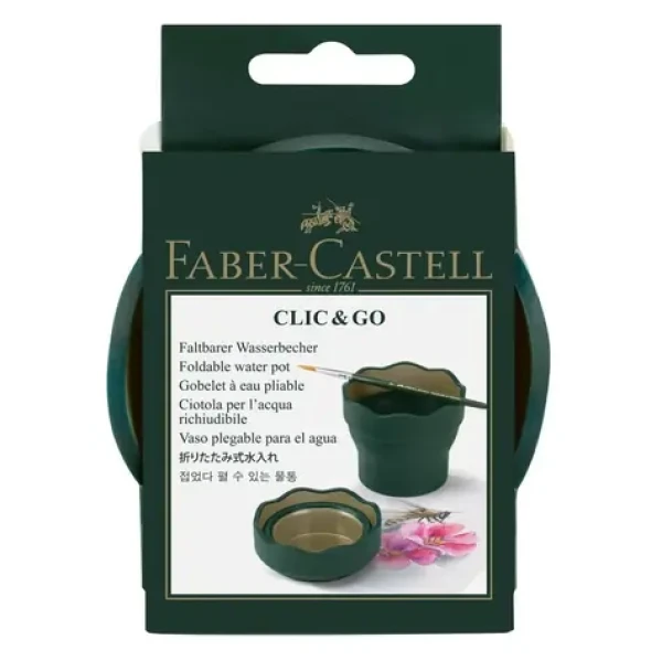 Faber-Castell ClicGo kelímok na vodu - zelená (181520)