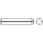 TOOLCRAFT TO-5437674 valcový ryhovaný kolík 8 mm ocel 100 ks; TO-5437674