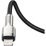 Baseus CATLJK-01 Kábel USB-C (M) - Lightning (M) 0.25 m čierna / 20W (CATLJK-01)