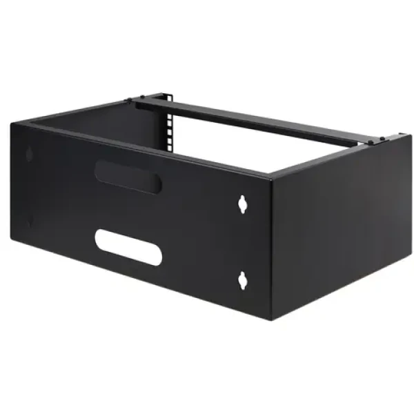 StarTech Nástenný rozvádzač 4U 350 mm čierny / Nástenný rozvádzač / 19" / max. nosnosť 20 kg / oceľ (WALLMOUNT4)