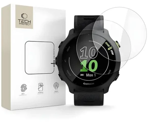 Tech-Protect Glass Fit+ číre / Tvrdené sklo / Garmin Forerunner 55 / 2 ks