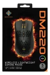 Deltaco DM220 čierna / Herná myš / RGB / bezdrôtová (Bluetooth/2.4 GHz) / 4800 DPI / 7 tlačidiel (GAM-120)