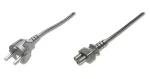 Digitus napájecí kabel CEE 7/7-C5 černý / Napájecí kabel / 1,8 m / H05VV-F3G 0,75mm2 (AK-440103-018-S)