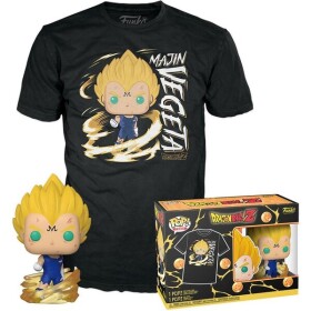 Funko POP! Tee Box: DBZ- Majin Vegeta (GITD)