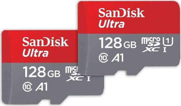 SanDisk Ultra MicroSDXC 128 GB + 128 GB Class 10 UHS-I/U1 A1 (SDSQUAB-128G-GN6MT)