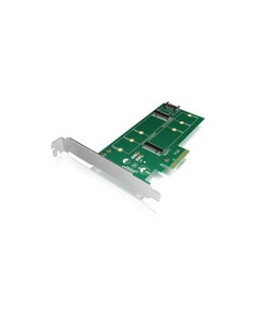 Icy Box IB-PCI209 čierna / prídavná PCIe 4.0 x4 karta / 2x M.2 PCIe NVMe (IB-PCI209)