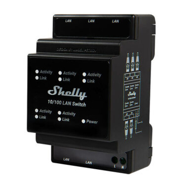 Shelly Shelly Relais "Switch" 5 Ports 10/100 Mbit