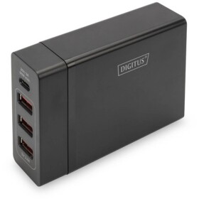 Digitus 4-Port, 72 W 3+1 DA-10195 USB nabíjacia stanica do zásuvky (230 V) Výstupný prúd (max.) 10200 mA 4 x USB-C® zásuvka, USB USB Power Delivery (USB-PD); DA-10195