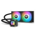 Thermaltake LA240 ARGB čierna / AIO vodný chladič CPU / 2x 120mm / 2500 RPM @ 38.35 dB / 79.3 CFM (CL-W457-PL12SW-A)