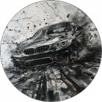 Jedložiteľný papier BMW čiernobiela fotografia 19,5 cm - Pictu Hap - Pictu Hap