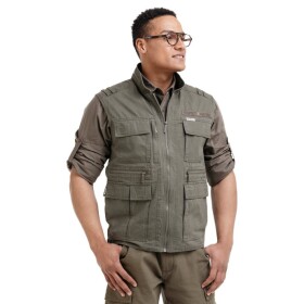 Bushman vesta Fargo II tmavá khaki L