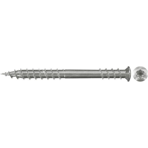 Fischer 660618 terasové skrutky 5.5 mm 80 mm ITX nerezová ocel 200 ks; 660618