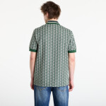 Tričko LACOSTE Short Sleeved Ribbed Collar Shirt Green/ Sinople 4