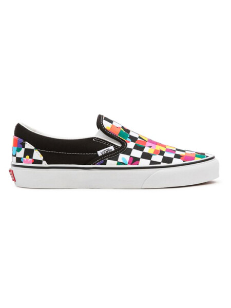 Vans Classic Slip-On (FLORAL CHCKRBRD)BLKTRWHT dámske letné topánky - 38,5EUR