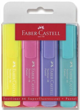 Faber-Castell Zvýrazňovače Textliner 4ks (128865)