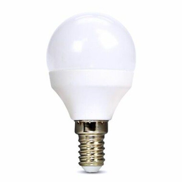 Solight WZ415 LED žiarovka E14 4W / miniglobe / 3000K / 340lm / biele prevedenie (8592718016265)