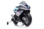 Mamido Detská elektrická motorka BMW HP4 Race JT5001 biela