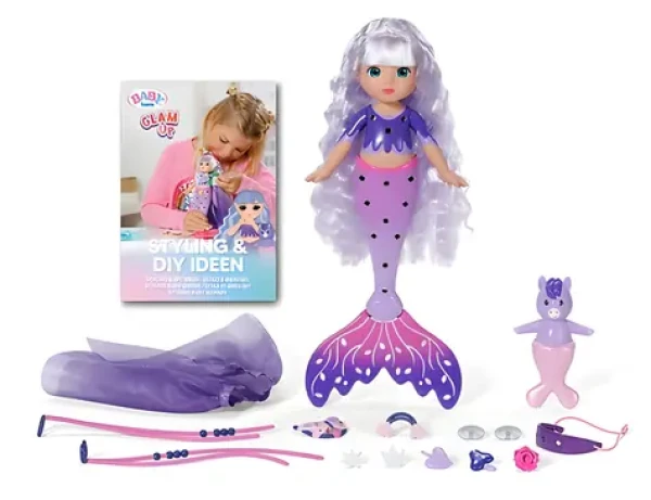 Zapf Creation BABY born Bábika Glam UP Aura ružová
