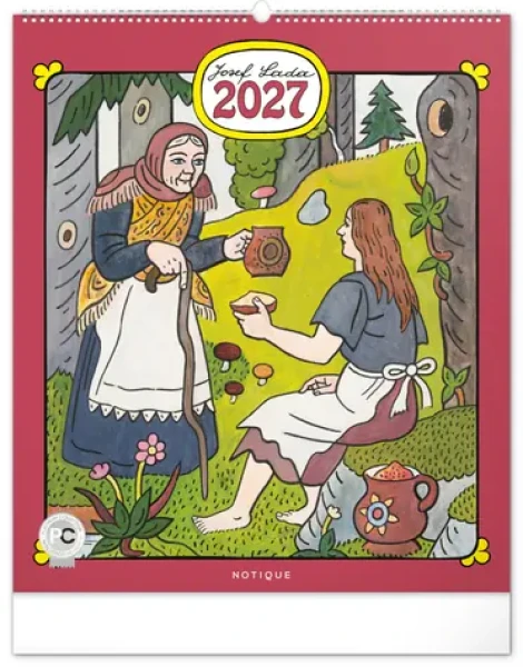 Notique Josef Lada 2027 / Nástenný kalendár / 48 × 56 cm