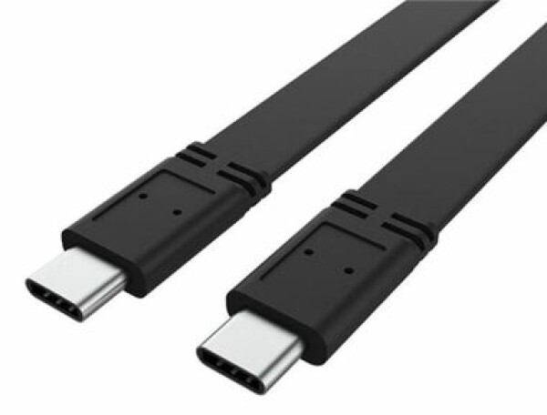 Akasa AK-CBUB60-10BK kábel čierna / USB-C 3.2 kábel / 1m (AK-CBUB60-10BK)