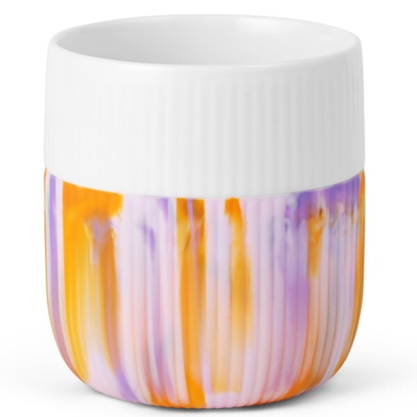 Royal Copenhagen Porcelánový hrnek Fluted Contrast Marble Morning Sky 350 ml