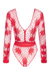 Dámske body Regina red - BEAUTY NIGHT FASHION Červená S/L