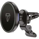 YENKEE YSM 615 čierna / Magnetický držiak do mriežky ventilácie / bezdrôtové nabíjanie 15W / otočný (8590669319800)