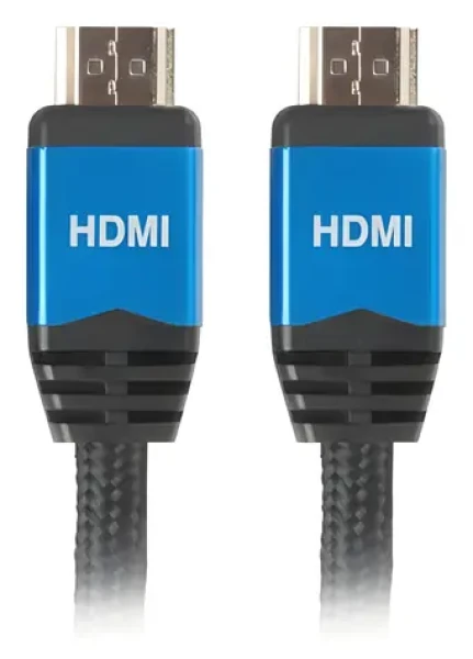 Lanberg CA-HDMI-20CU-0018-BL čierna / Kábel HDMI na HDMI / 1,8 m / HDMI 2.0 / 4K / 144 Hz (CA-HDMI-20CU-0018-BL)