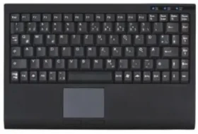 Keysonic ACK-540U+ / DE / Mini-Keyboard / Touchpad / USB / čierna (ACK-540U+)