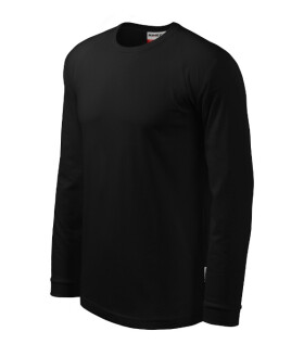 Tričko Street LS unisex čierne M