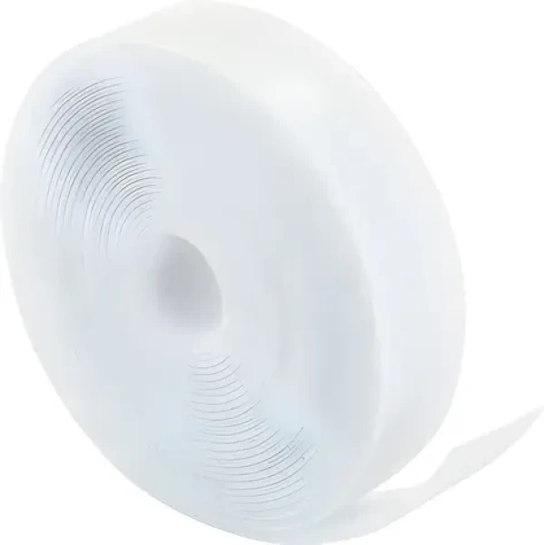 Schwaiger Samolepiace páska so suchým zipsom biela / Suchý zips / 3 m / 12 mm / 2 mm (KMKK2010)