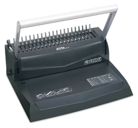 Arta A15 šedá / Krúžkový viazač / 15 listov 70g/m2 / zviazanie 450 listov / zásuvka na odpad