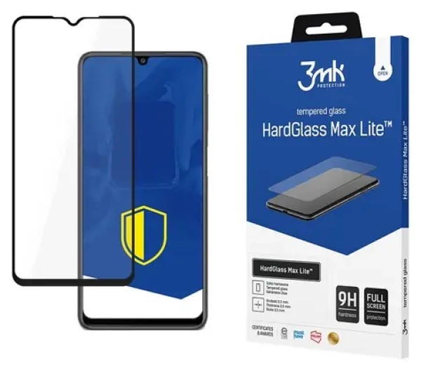 3mk HardGlass Max Lite pre Samsung Galaxy M22 / Ochranné sklo / Tvrdenosť 9H