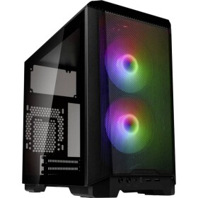 Phanteks Eclipse P200A mini tower herné puzdro, PC skrinka čierna 2 predinštalované LED ventilátory, bočné okno; PH-EC200ATG_DBK01