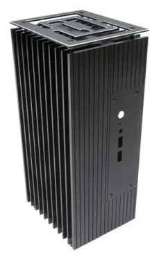 Akasa Turing Fanless UCFF čierna / UCFF 4"*4" / hliník / OEM / bez ventilátora (A-NUC45-M1B)