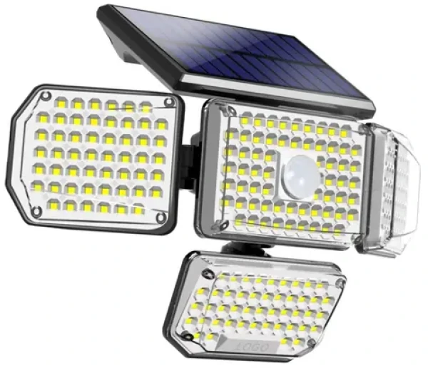 Immax CLOVER-2 / Vonkajšie solárne nástenné LED osvetlenie / s externým solárnym panelom / 4,5 W (08499L)