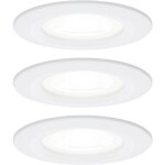 Paulmann 92980 LED vstavané svetlo sada 3 ks LED GU10 19.5 W biela (matná); 92980