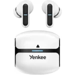 YENKEE YHP 09BT WE TWS EVEPODS PRE biela / bezdrôtové slúchadlá / mikrofón / ENC / Bluetooth 5.3 (8590669373567)